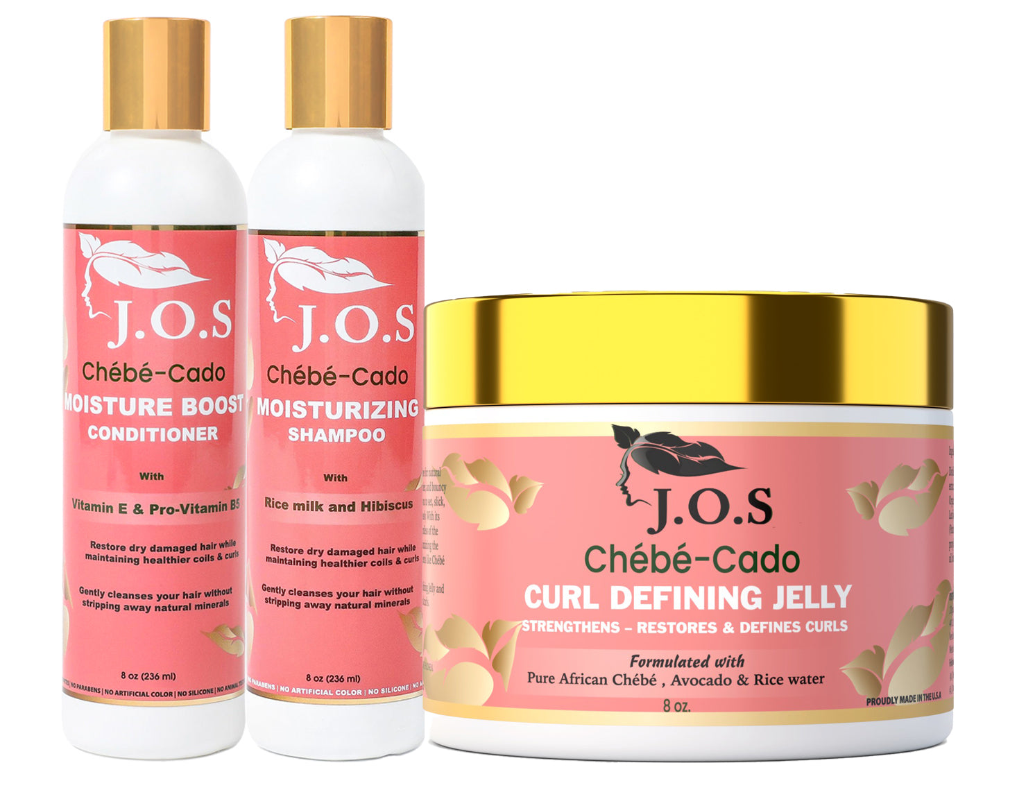Chebe Wash & Go Curl Kit for Curly & 4C Hair – Natural Curl Definition Set | J'Organic Solutions Main image