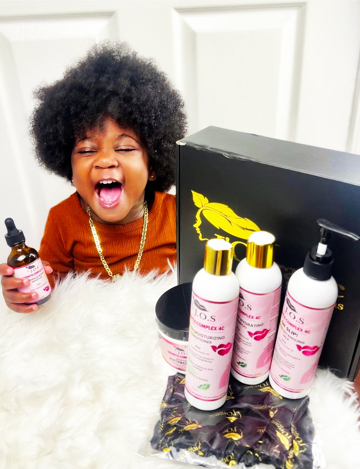 Kids Chebe Hair Kit for Curly, Coily & 4C Hair – Natural Wash Day Set (Entry/Standard) | J'Organic Solutions Secondary image