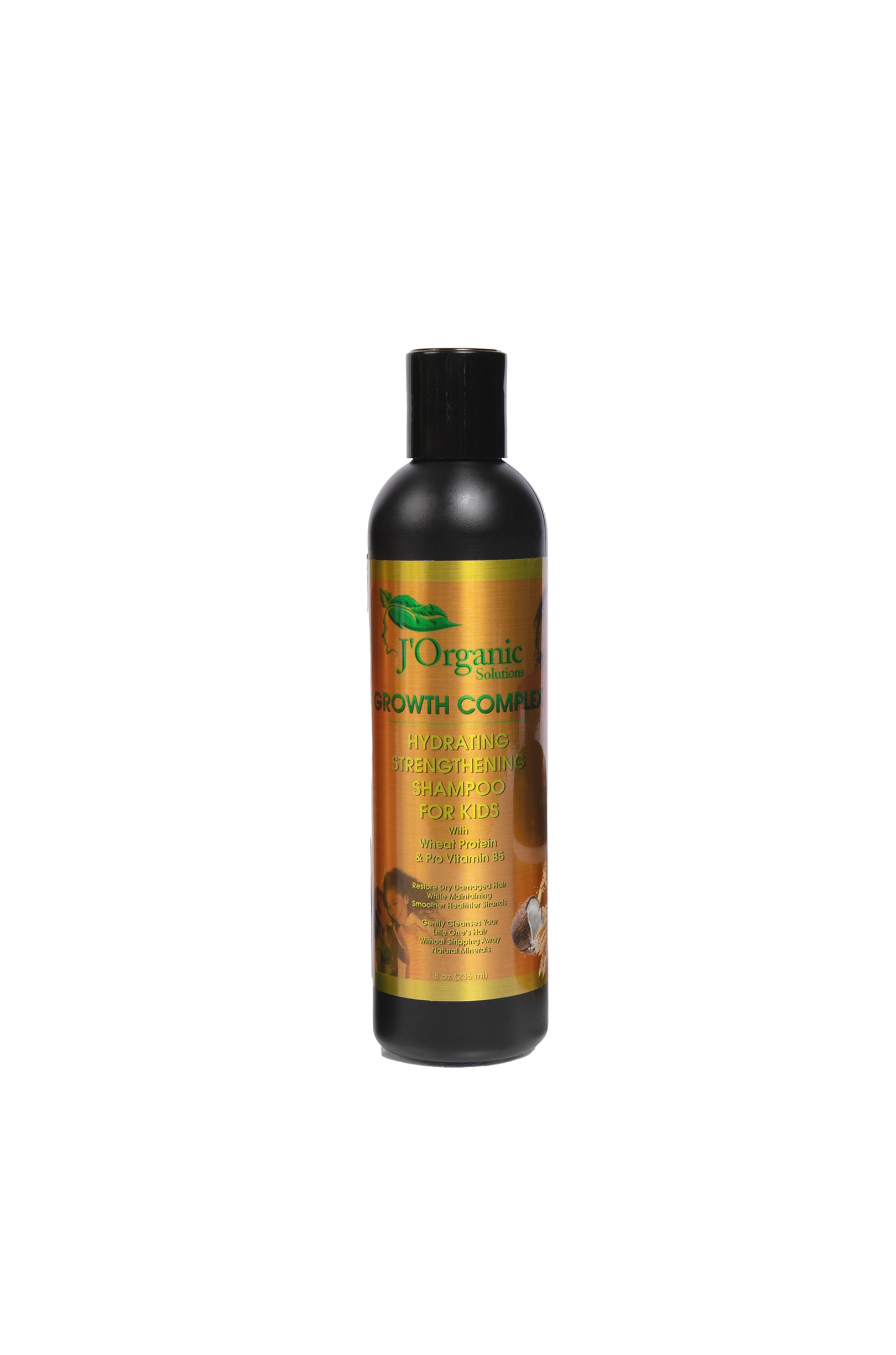 J’Organic Solutions Hydrating Strengthening Shampoo for kids, a sulfate-free formula designed to cleanse and nourish curly and kinky hair while restoring moisture and shine.






 Main image