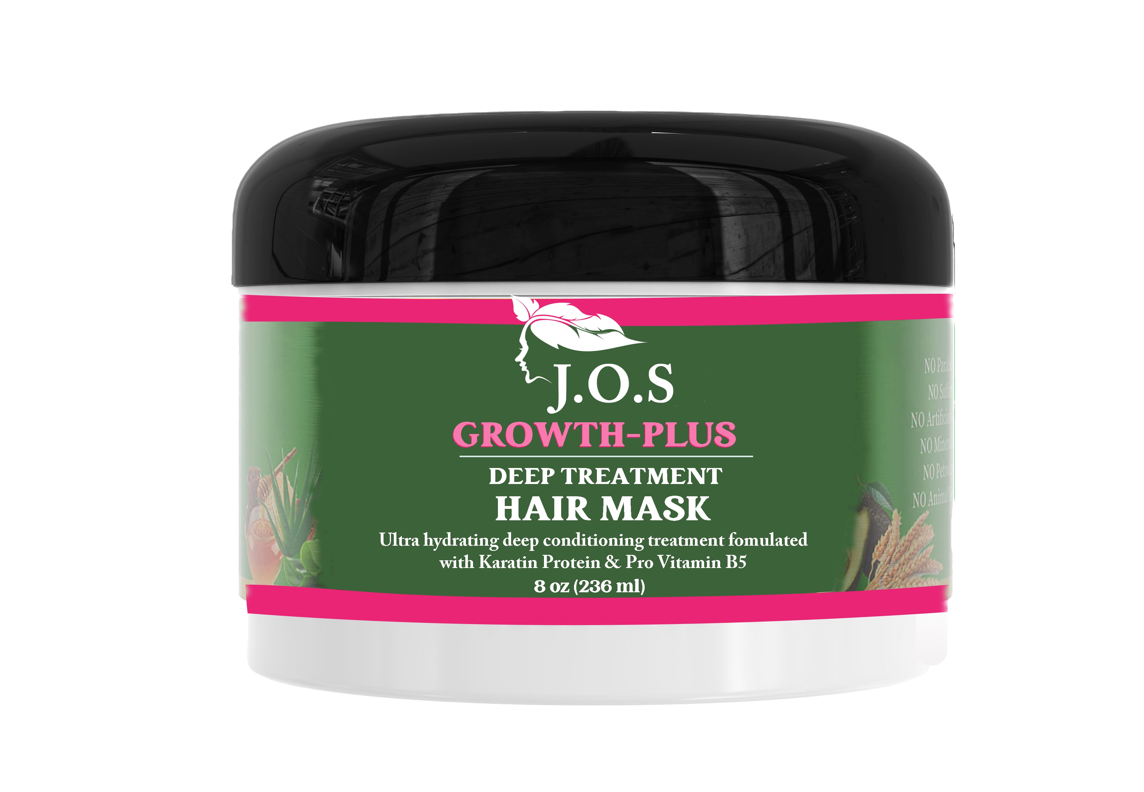 Deep Conditioning Hair Mask for Curly & 4C Hair – Argan Repair Treatment, Natural | J'Organic Solutions Main image