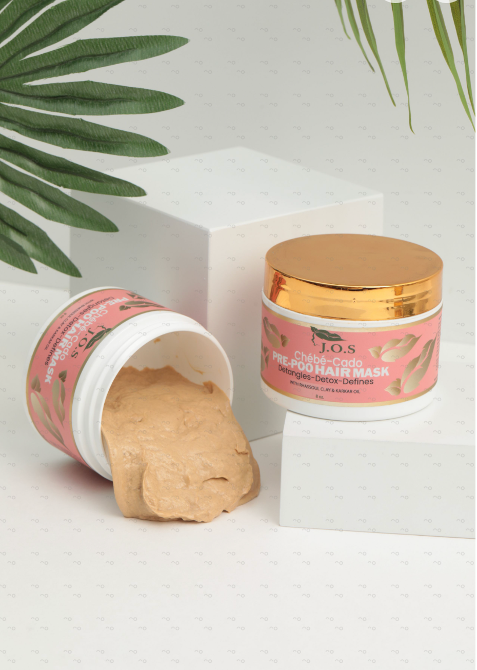 Chebe Cado Clay Hair Mask  – Chebe Detangling Scalp Detox, Natural | J'Organic Solutions Secondary image