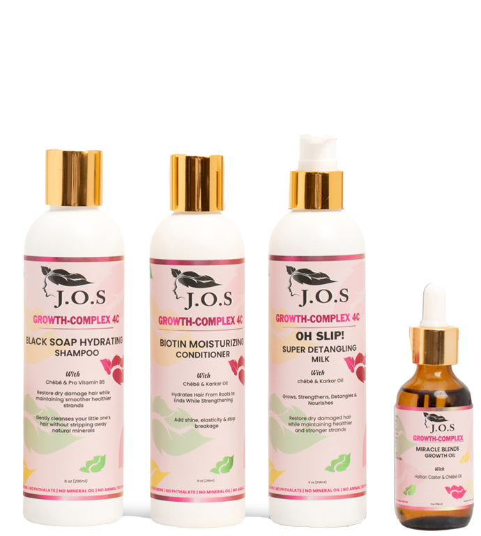 Kids Chebe Hair Kit for Curly, Coily & 4C Hair – Natural Wash Day Set (Entry/Standard) | J'Organic Solutions