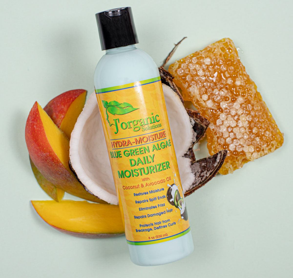 Daily Curl Moisturizer for Curly & 4C Hair – Blue-Green Algae Natural Hydration | J'Organic Solutions Secondary image