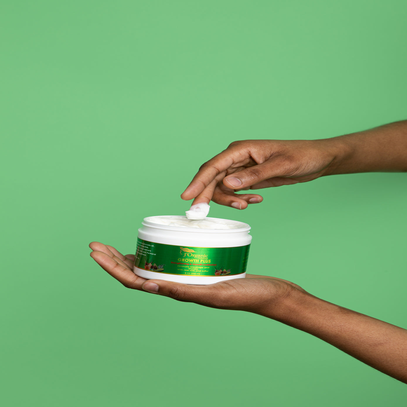 Strengthening Curl Moisturizer for Curly & 4C Hair – Natural Daily Leave-In | J'Organic Solutions Secondary image
