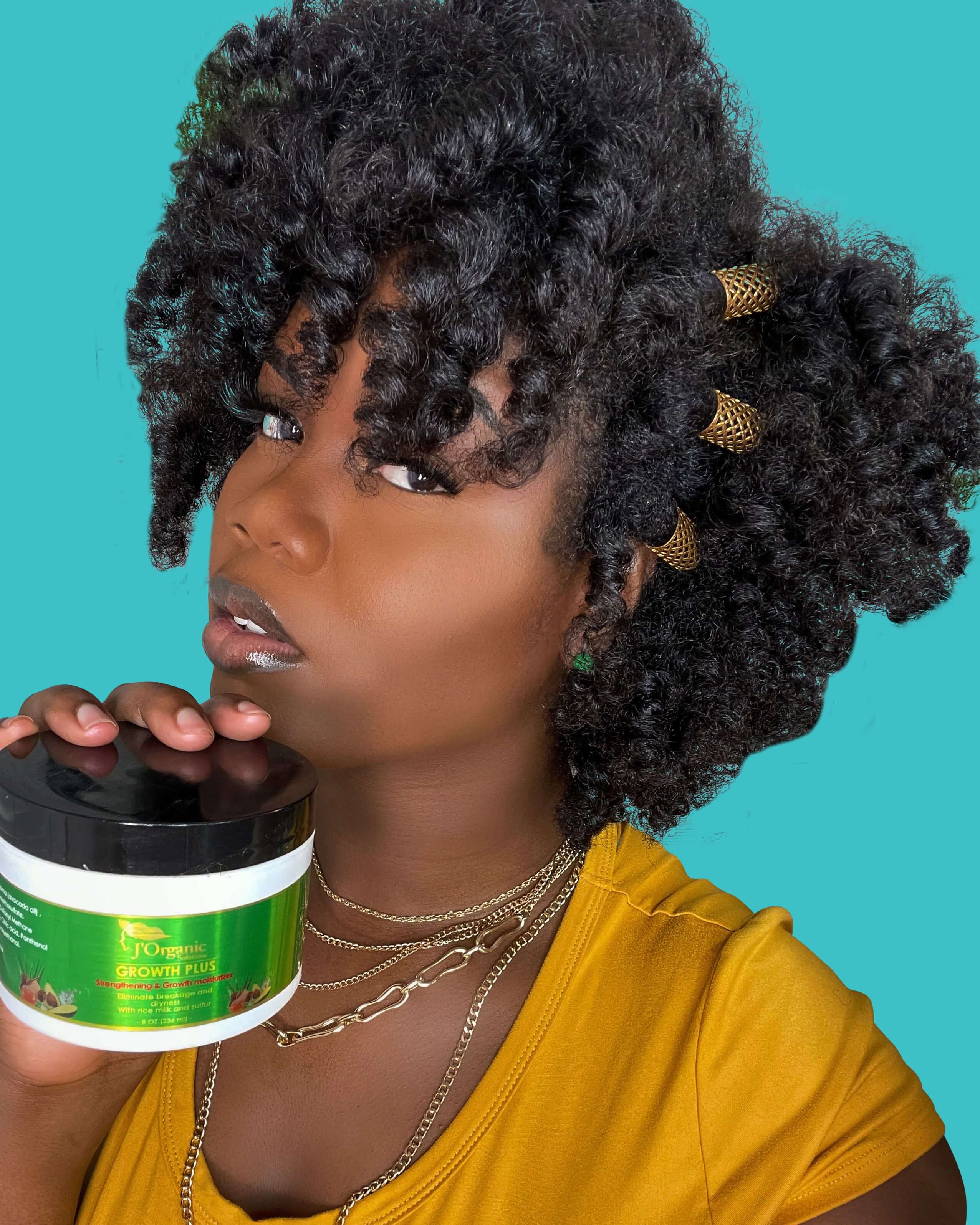 Strengthening Curl Moisturizer for Curly & 4C Hair – Natural Daily Leave-In | J'Organic Solutions