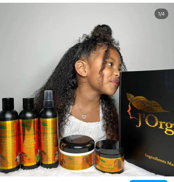 Kids' Super Healthy Hair Kit — Complete 5-Step Natural Wash Day Routine for Curly, Coily & 4C Hair