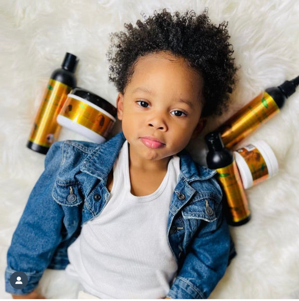 Kids' Healthy Hair Kit — 4-Step Natural Wash Day Routine for Curly, Coily & 4C Hair