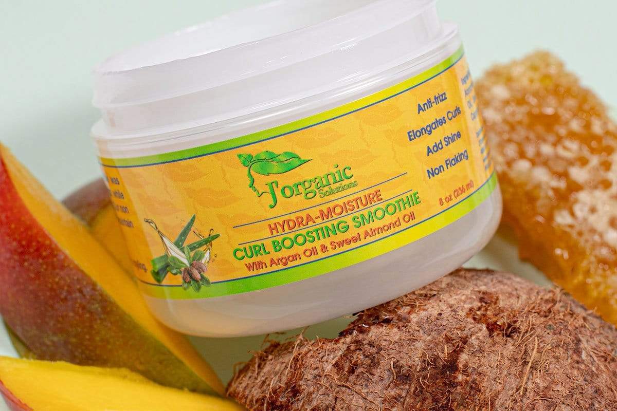 Curl Defining Smoothie for Curly & 4C Hair – Natural Moisturizing Styler | J'Organic Solutions Secondary image